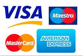 visa, Amex, MasterCard